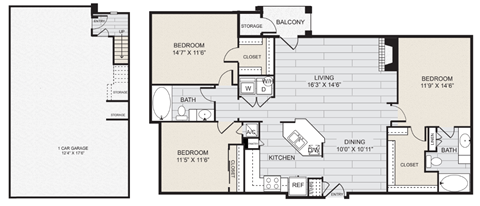 the floor plan of theoblox apartments